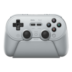 8BitDo Pro3 Blutooth Gray Controller with Charging Dock