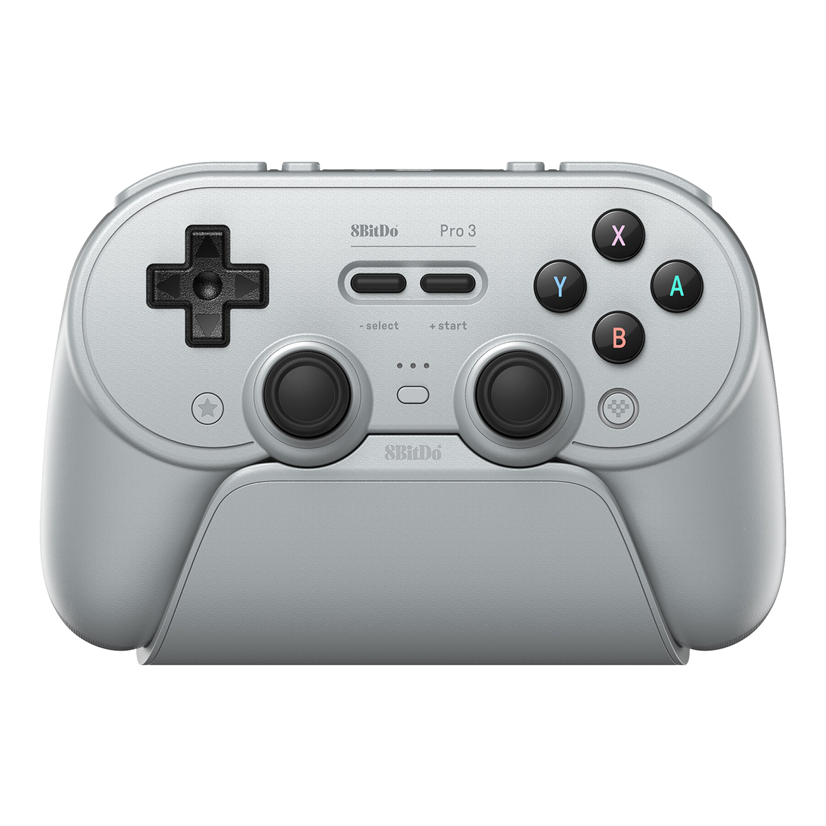 8BitDo Pro3 Blutooth Gray Controller with Charging Dock
