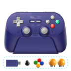 8BitDo Pro3 Blutooth Purple Controller and Accessories
