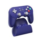 8BitDo Pro3 Blutooth Purple Controller and Charging Dock