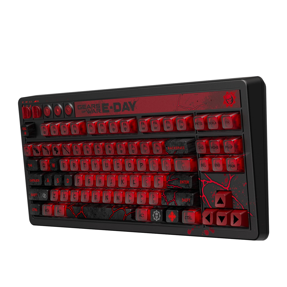8BitDo Retro 87 Mechanical Keyboard Gears of War Front