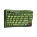 8BitDo Retro 87 Mechanical Keyboard  Xbox Dark Green Front