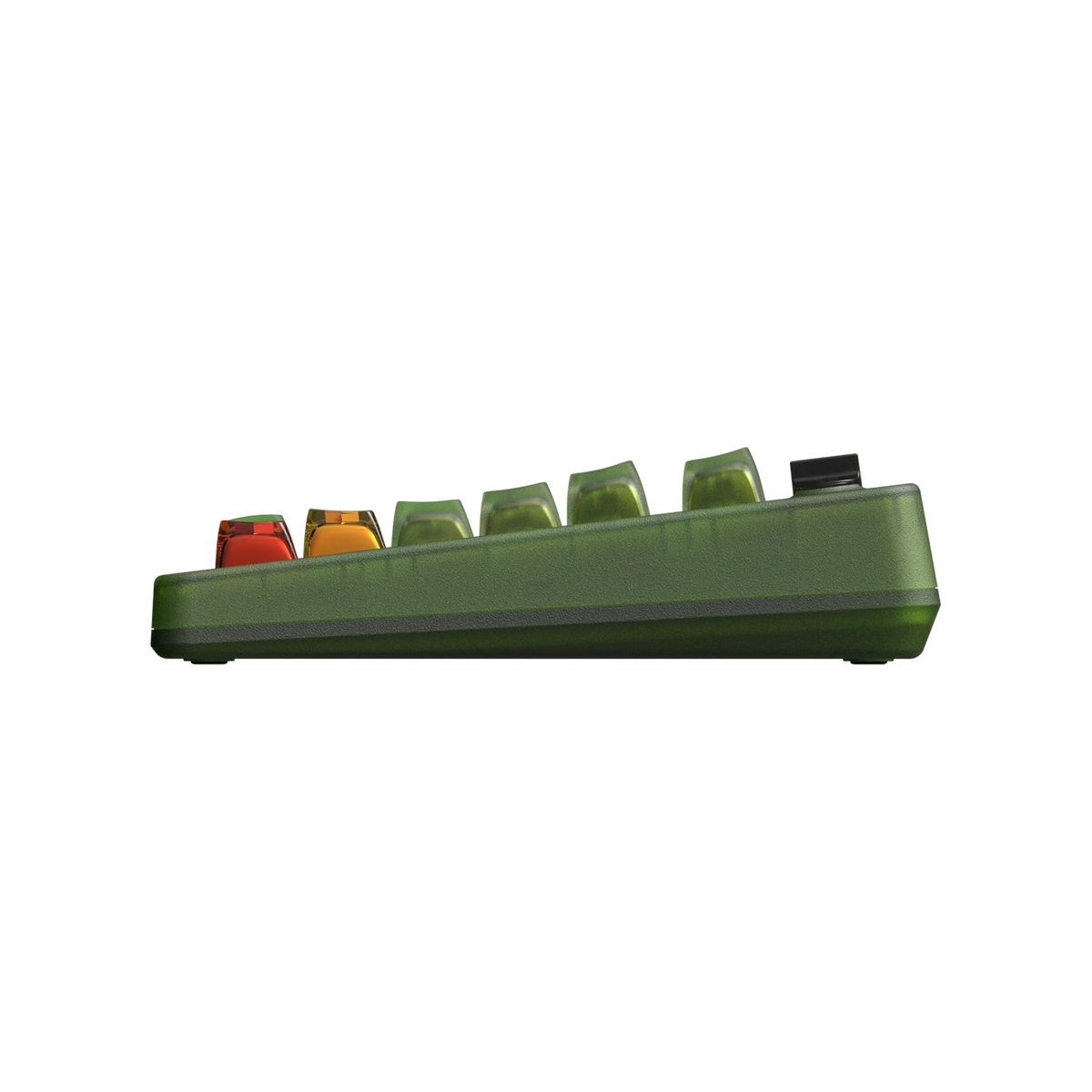 8BitDo Retro 87 Mechanical Keyboard  Xbox Dark Green Right Side