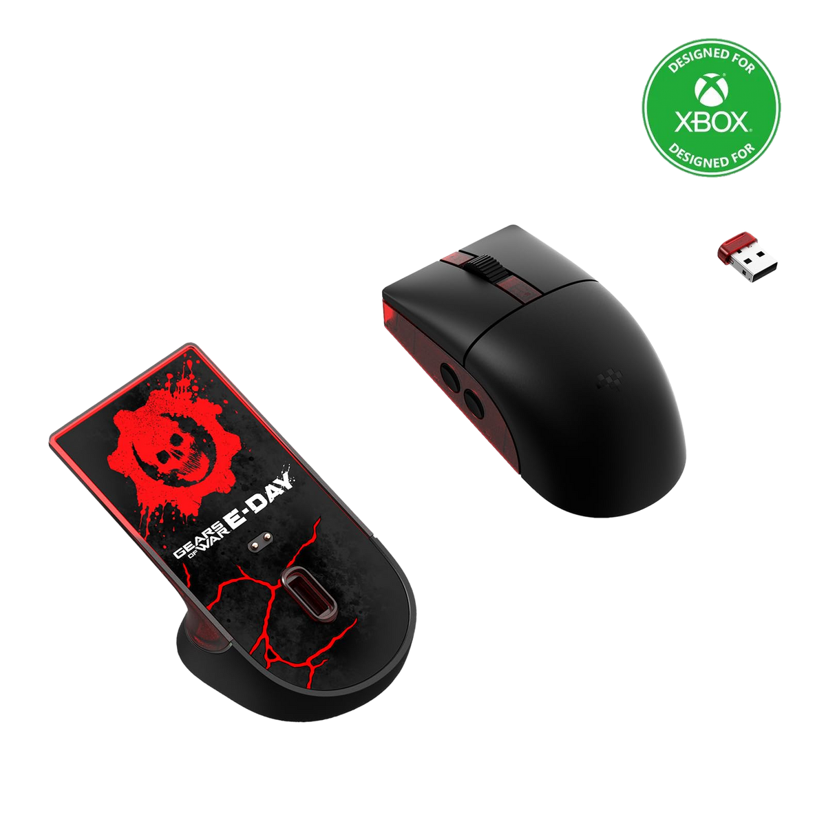 8BitDo Retro R8 Wireless Mouse with Charging Dock (Gears of War: E-Day - Shipping in early Nov)