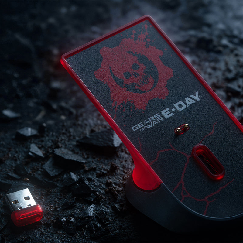 8BitDo Retro R8 Wireless Mouse with Charging Dock (Gears of War: E-Day - Shipping in early Nov)