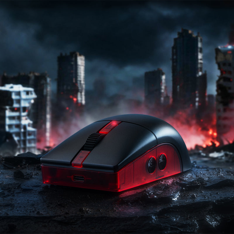 8BitDo Retro R8 Wireless Mouse with Charging Dock (Gears of War: E-Day - Shipping in early Nov)