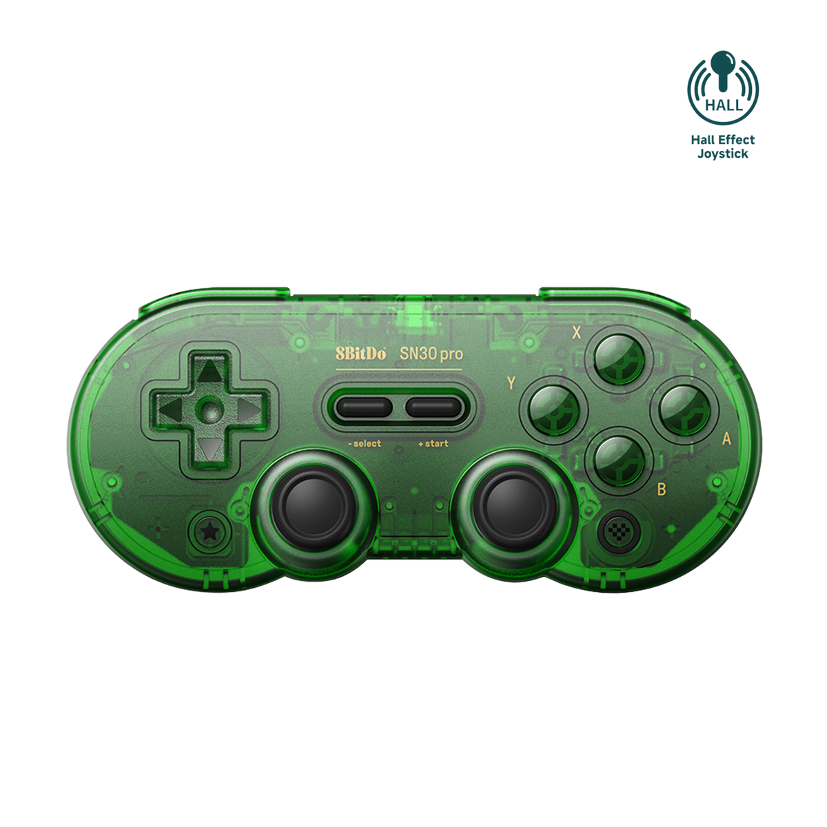 8BitDo Sn30 Pro Bluetooth Gamepad Jade Green Front