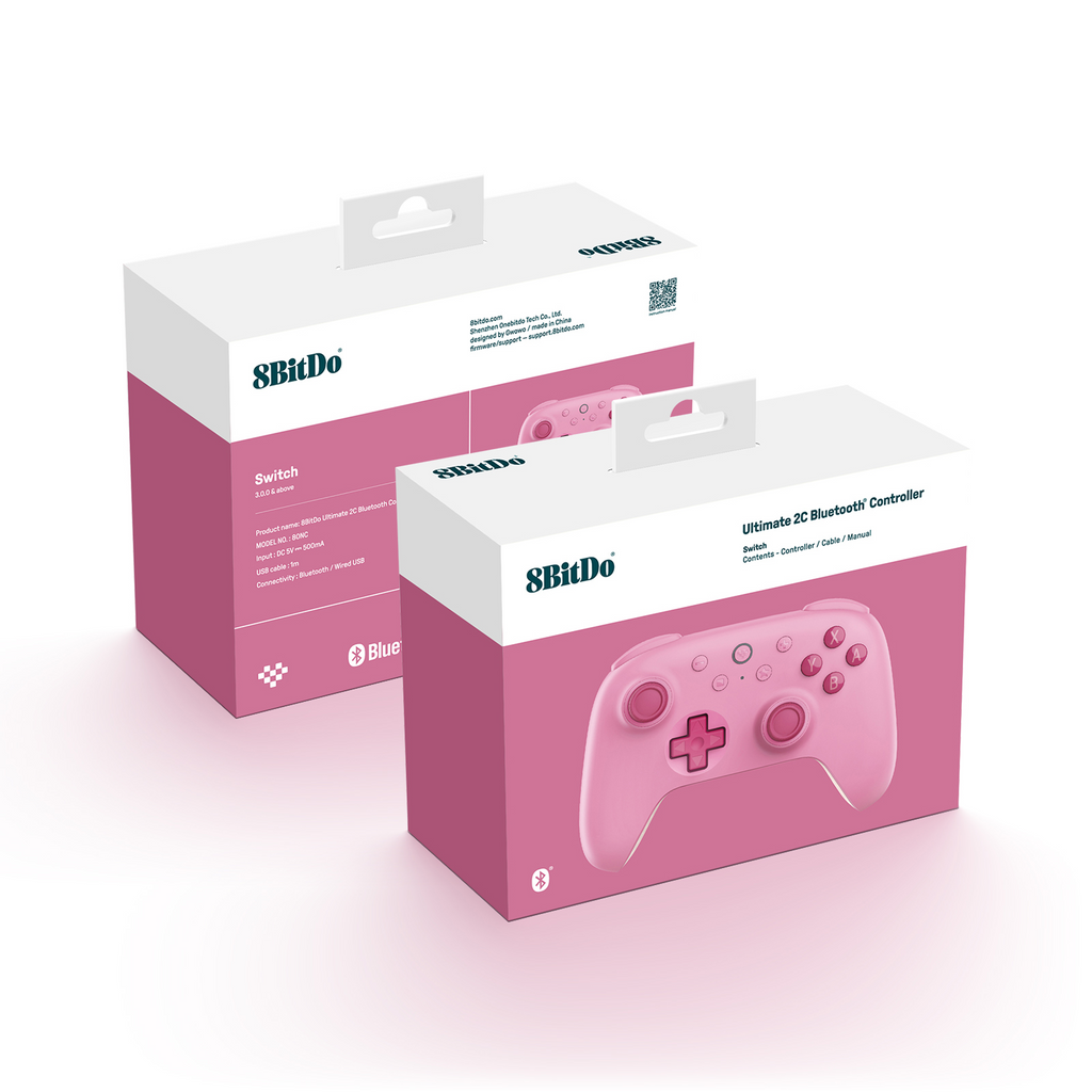 8BitDo Ultimate 2C Bluetooth Pink Pack