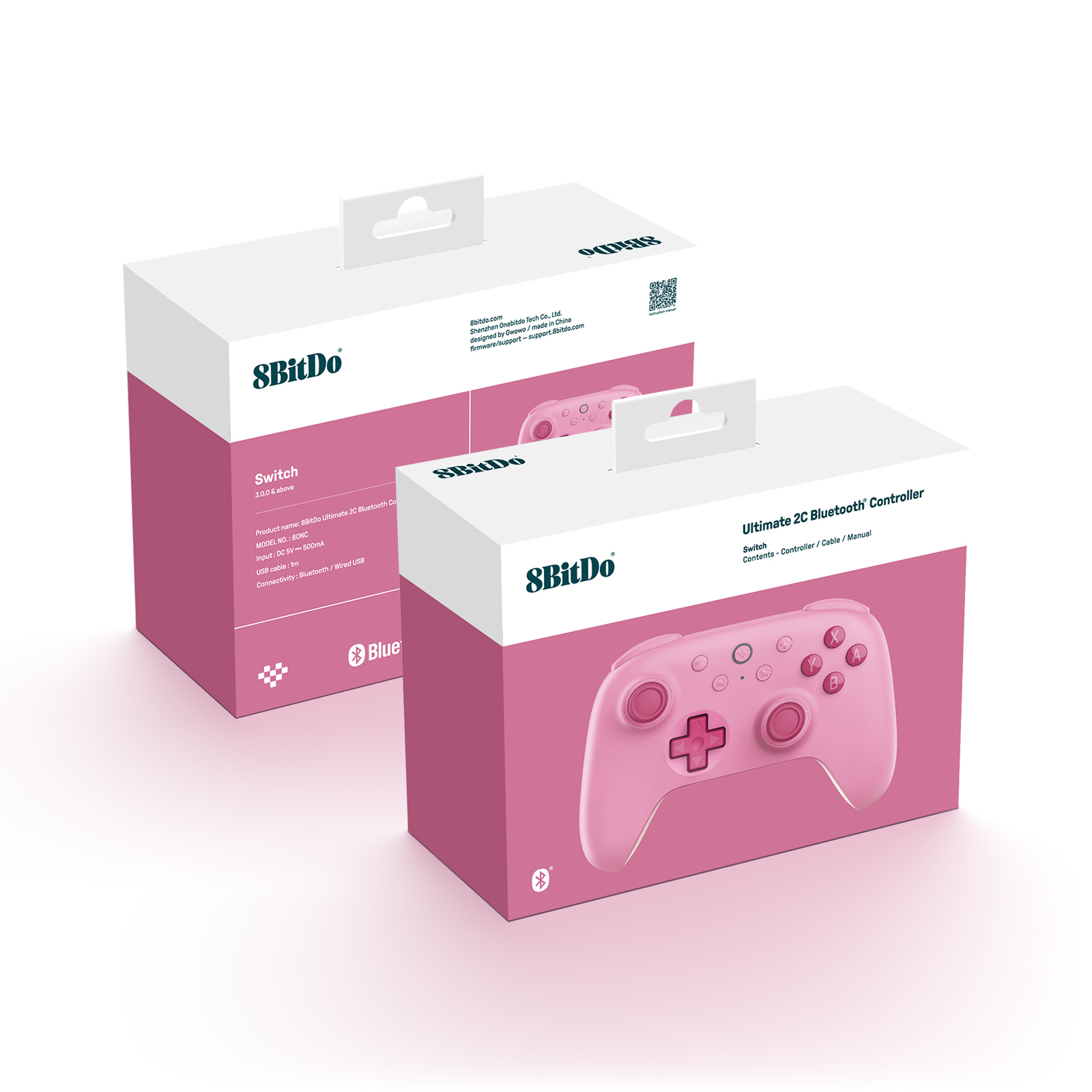 8BitDo Ultimate 2C Bluetooth Pink Pack