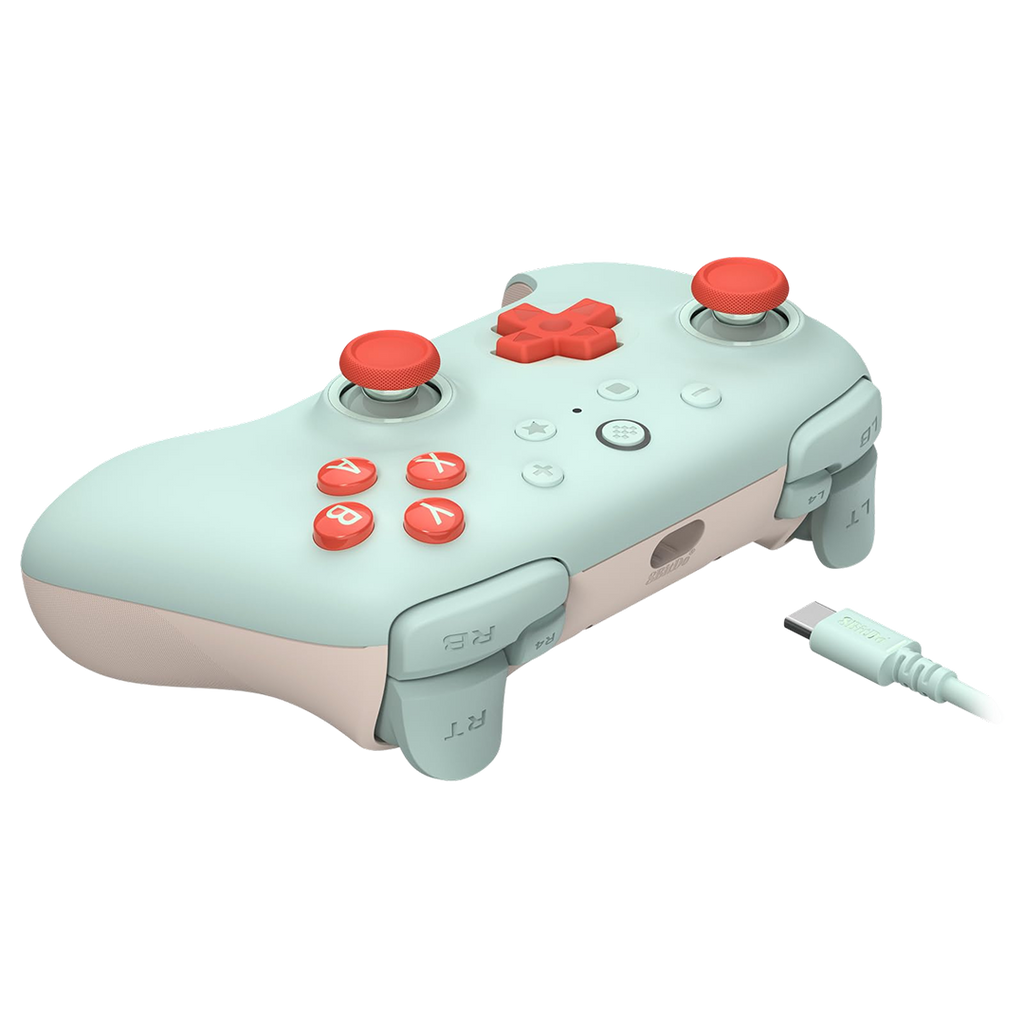 8BitDo Ultimate 2C Wired Controller Mint  Green Side