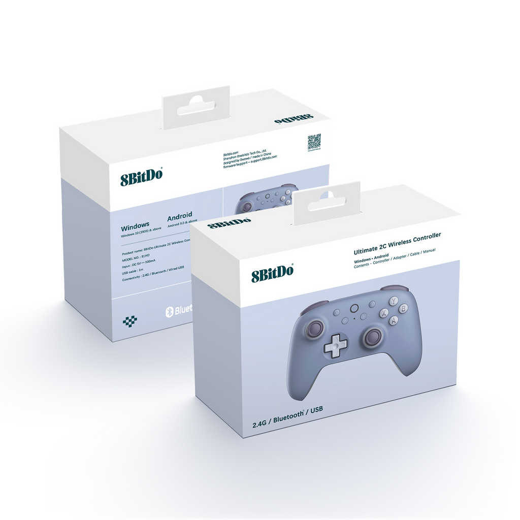8BitDo Ultimate 2C Wireless Controller Blueberry Pack