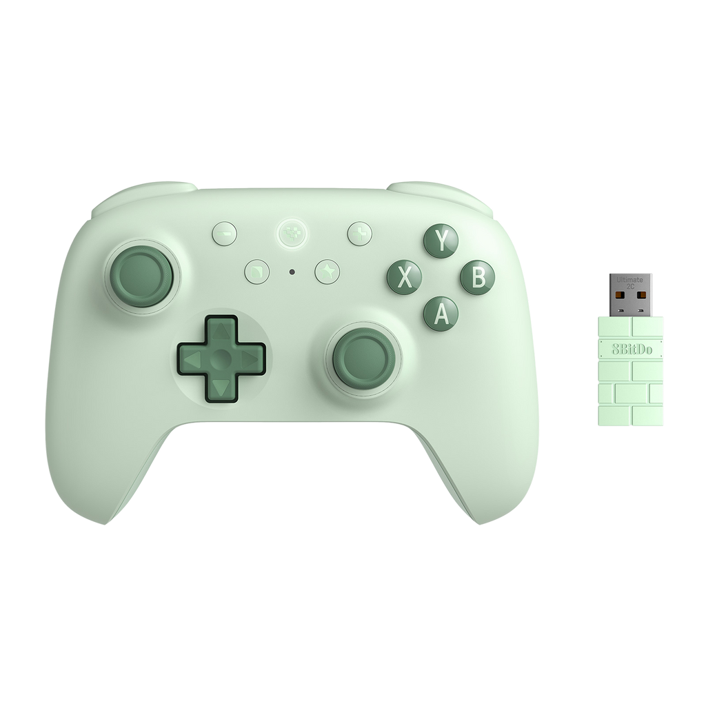 8BitDo Ultimate 2C Wireless Controller Green Front