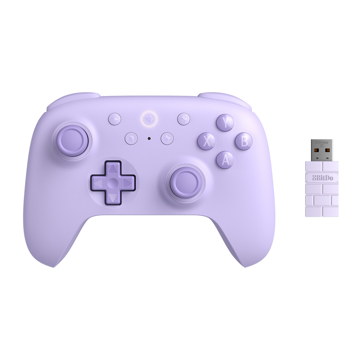 8BitDo Ultimate 2C Wireless Controller Purple Front