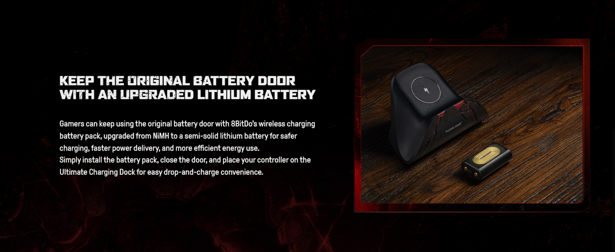 8BitDo Ultimate Charging Dock for Xbox Gow Detail