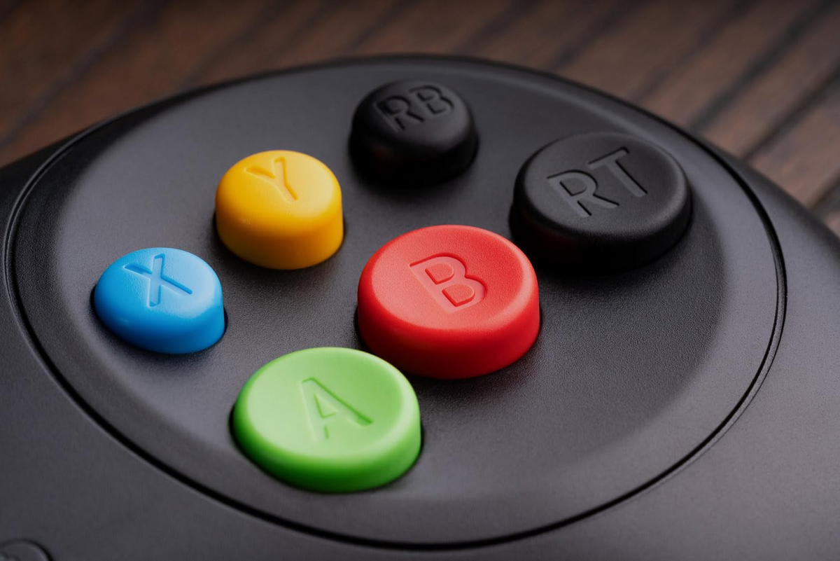 8BitDo Wired Controller Button Detail for Xbox