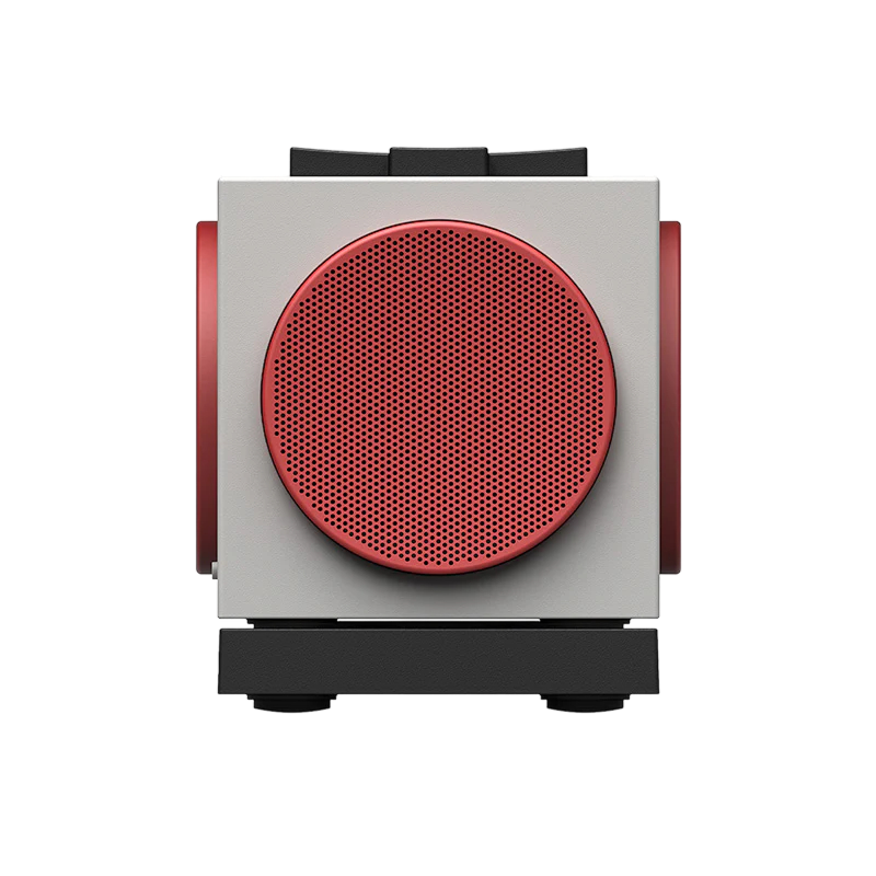 8BtDo Retro Cube 2 Speaker with Charging Dock Back