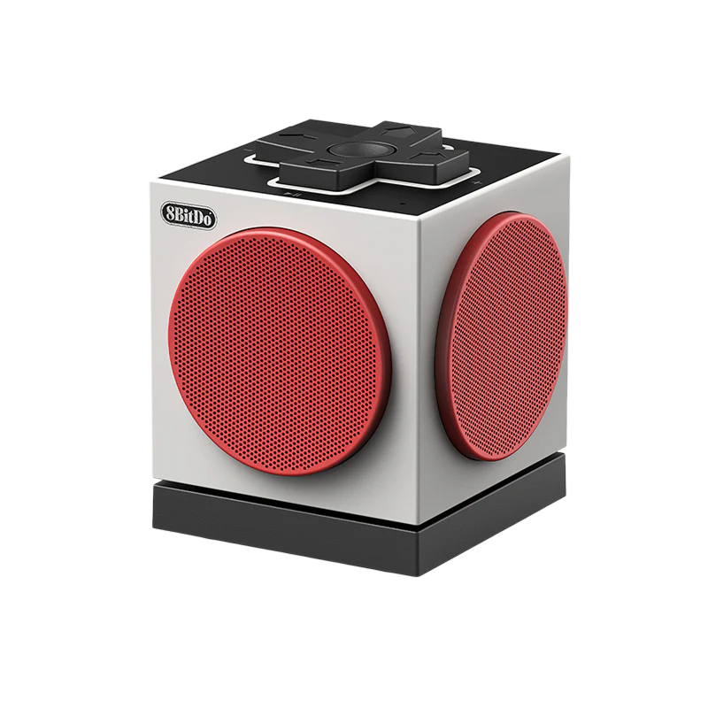 8BtDo Retro Cube 2 Speaker with Charging Dock Side 