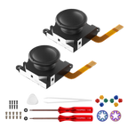 AKNES TMR joystick for Switch LCD, Switch OLED/Lite JoyCon with Tools - 1 Pair (AK201)