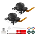 AKNES TMR joystick for Switch LCD, Switch OLED/Lite JoyCon with Tools - 1 Pair (AK201)