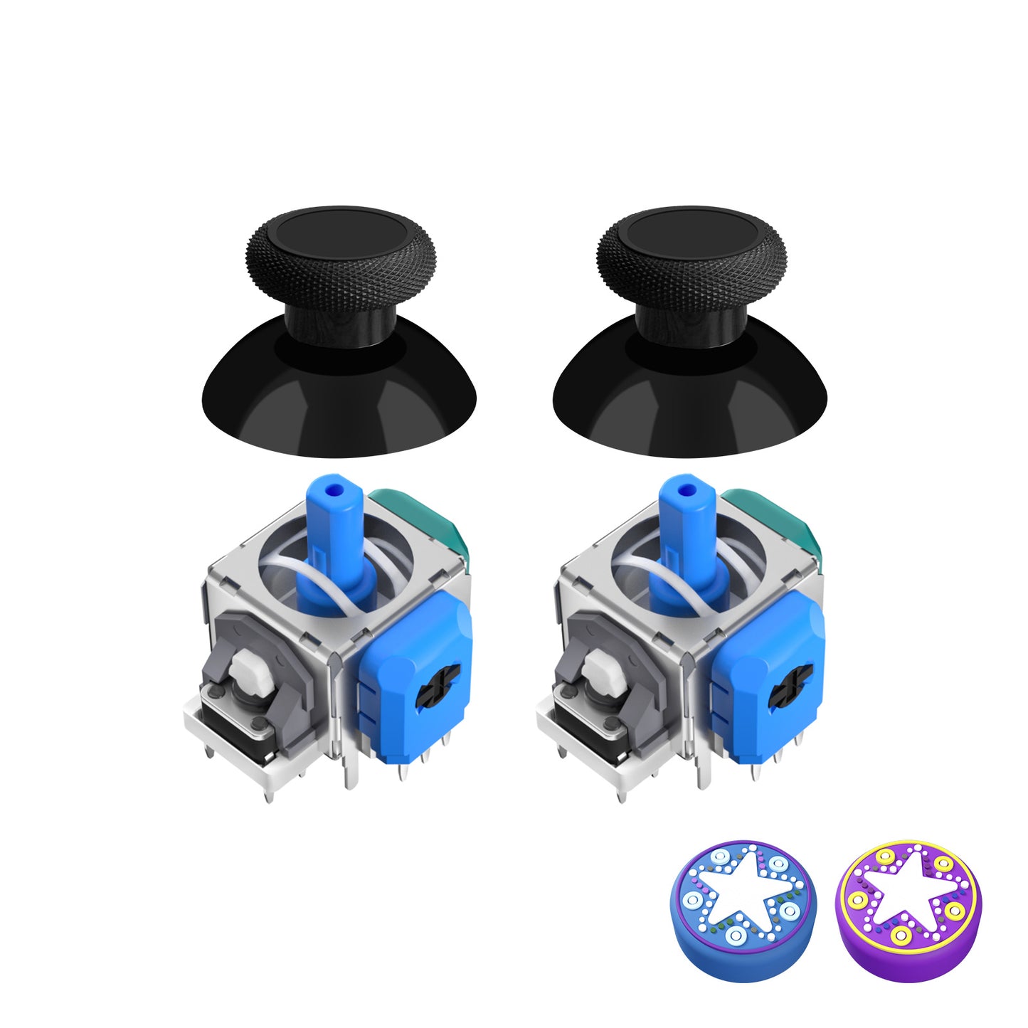 AKNES HallPi TMR Joystick Replacement for DS5/DS4/Switch Pro/Xbox Series (AK202-AK205)