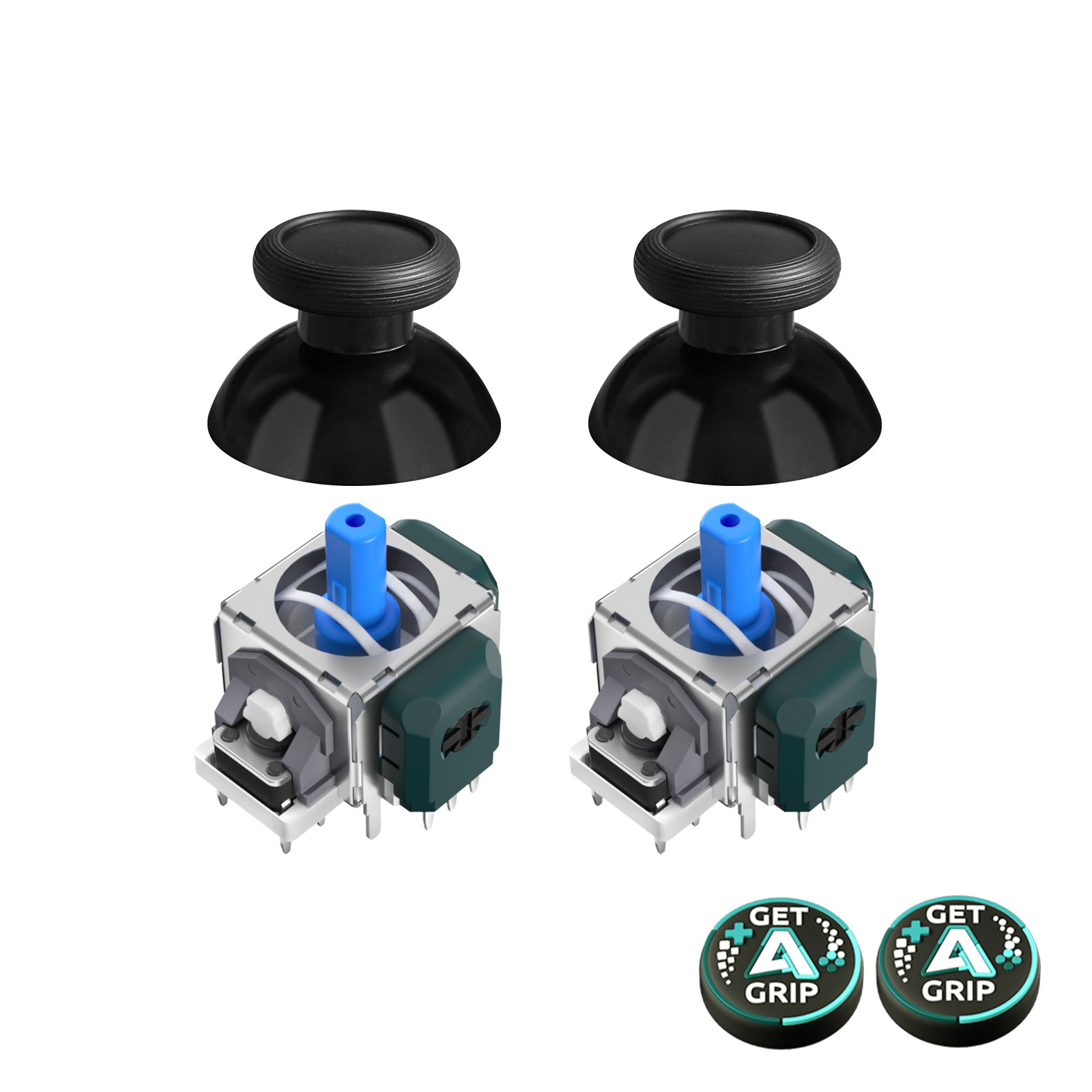 AKNES HallPi V6 TMR Joystick Replacement for DS5/DS4/Switch Pro/Xbox Series - 1 Pair (AK202-AK205)