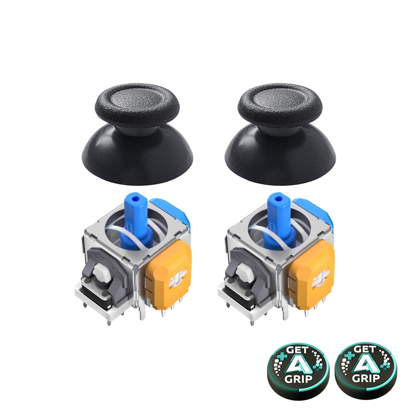 AKNES HallPi V6 TMR Joystick Replacement for DS5/DS4/Switch Pro/Xbox Series - 1 Pair (AK202-AK205)