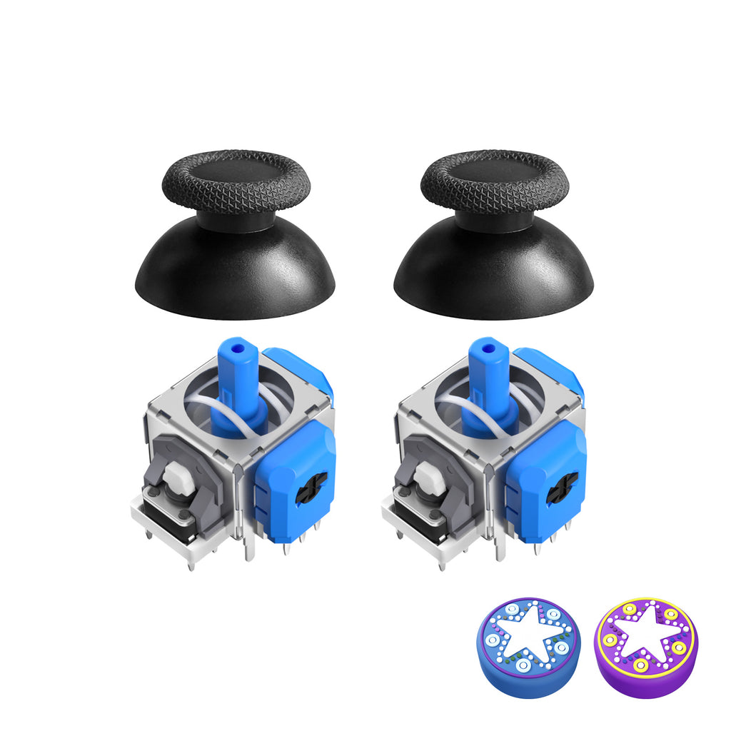 AKNES HallPi V6 TMR Joystick Replacement for DS5/DS4/Switch Pro/Xbox Series - 1 Pair (AK202-AK205)