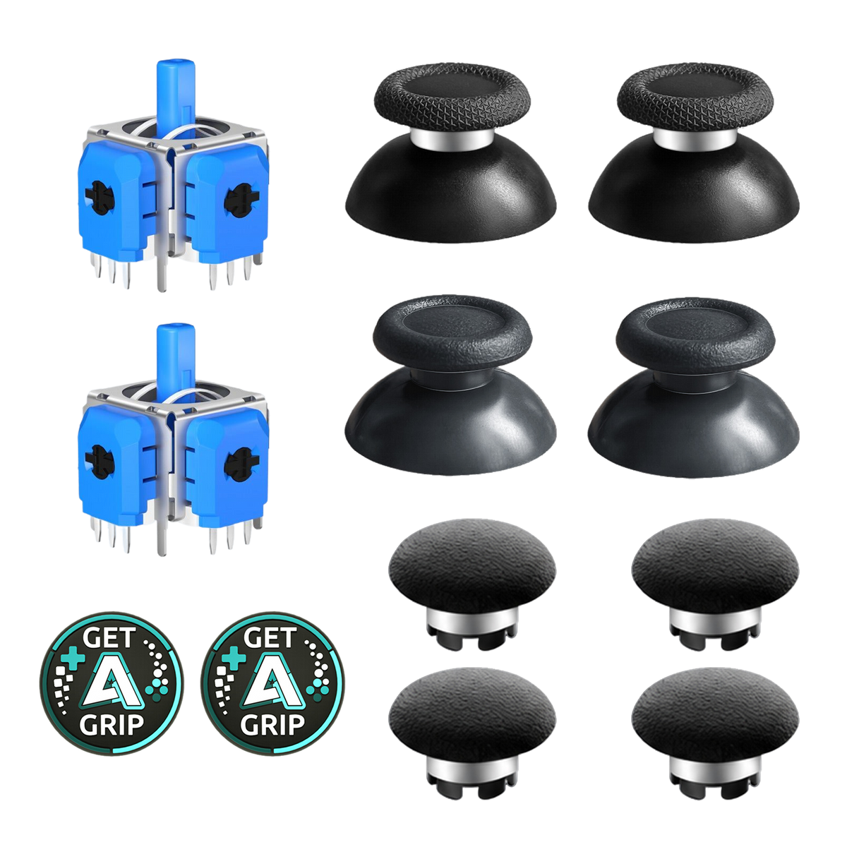 AKNES HallPi V6 TMR Joysticks with Cap Set for PS5/PS5 Edge/ PS4 - 2 S