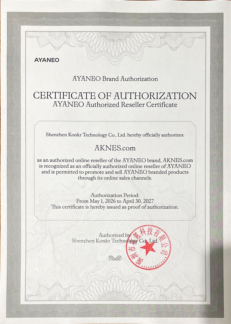 Authorization from AYANEO