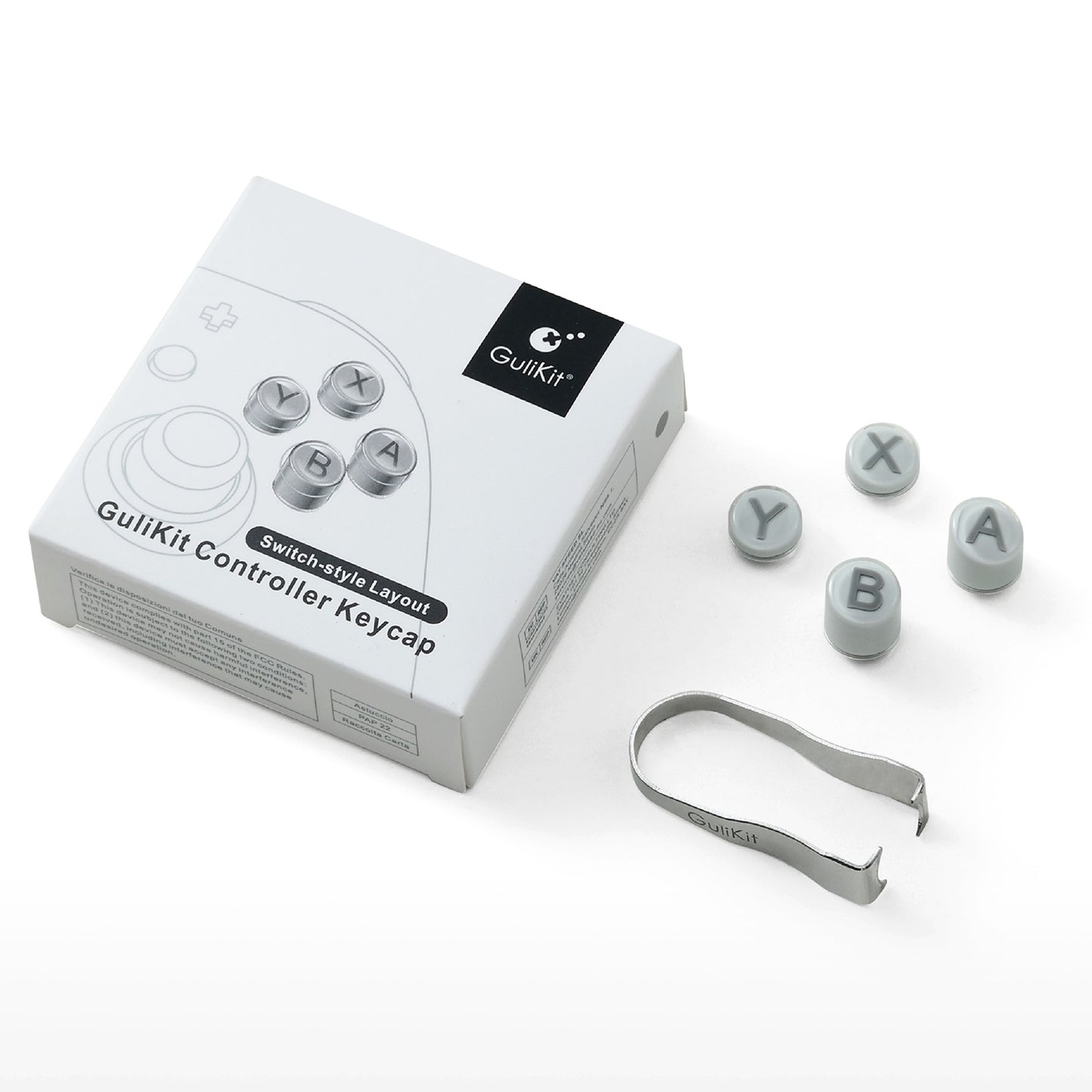 GuliKit ABXY buttons for TT Series/ES Series/KK Series controllers - Switch layout (NS62)