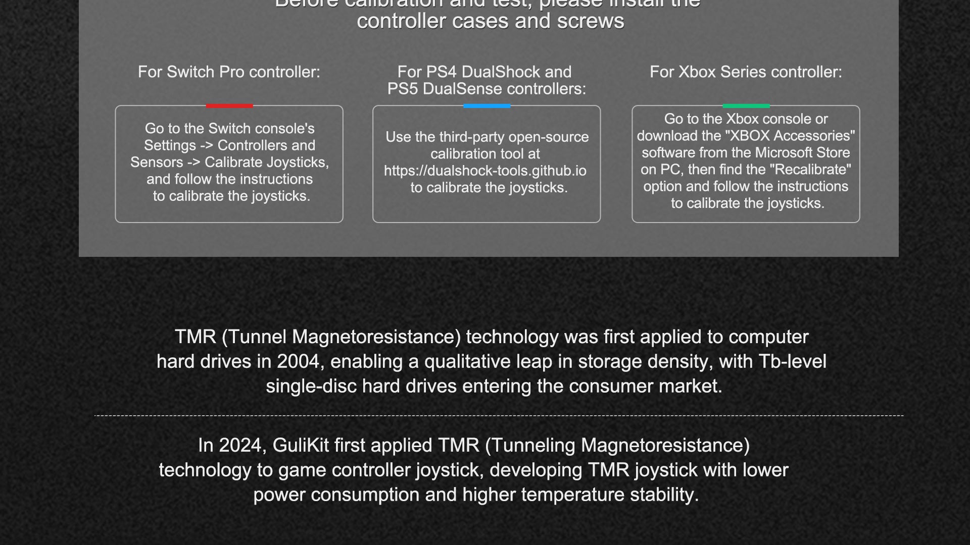 GuliKit TMR Joystick Module for DS5/DS4/Switch Pro/Xbox Series – AKNES