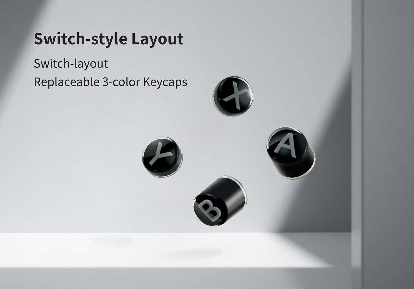 GuliKit ABXY buttons for TT Series/ES Series/KK Series controllers - Switch layout (NS62)