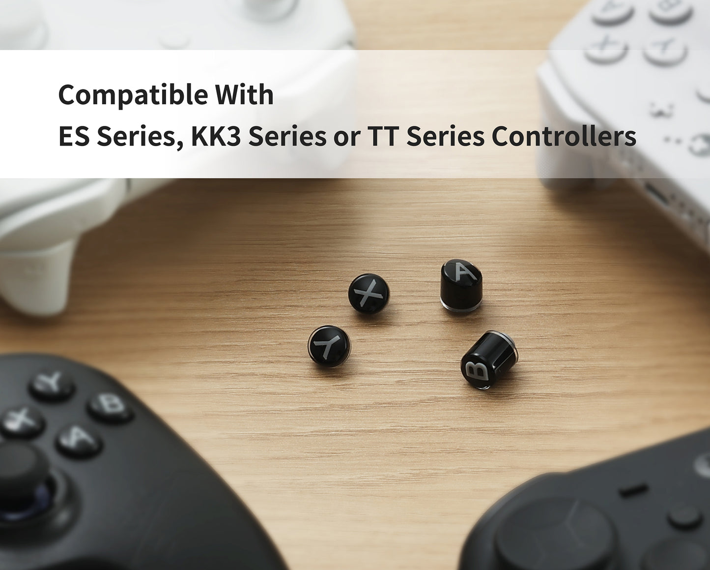 GuliKit ABXY buttons for TT Series/ES Series/KK Series controllers - Switch layout (NS62)