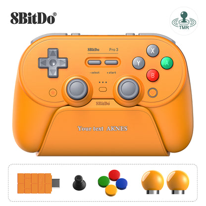 8BitDo Pro 3 Bluetooth Gamepad (80GQ) with Custom Laser Engraving