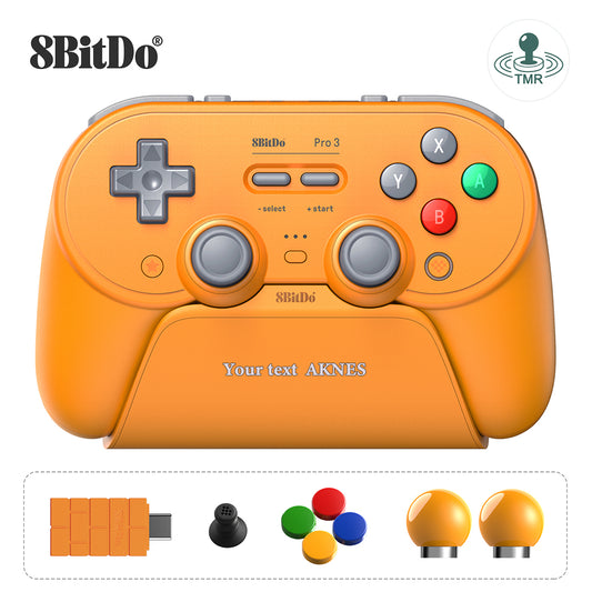 8BitDo Pro 3 Bluetooth Gamepad (80GQ) with Custom Laser Engraving