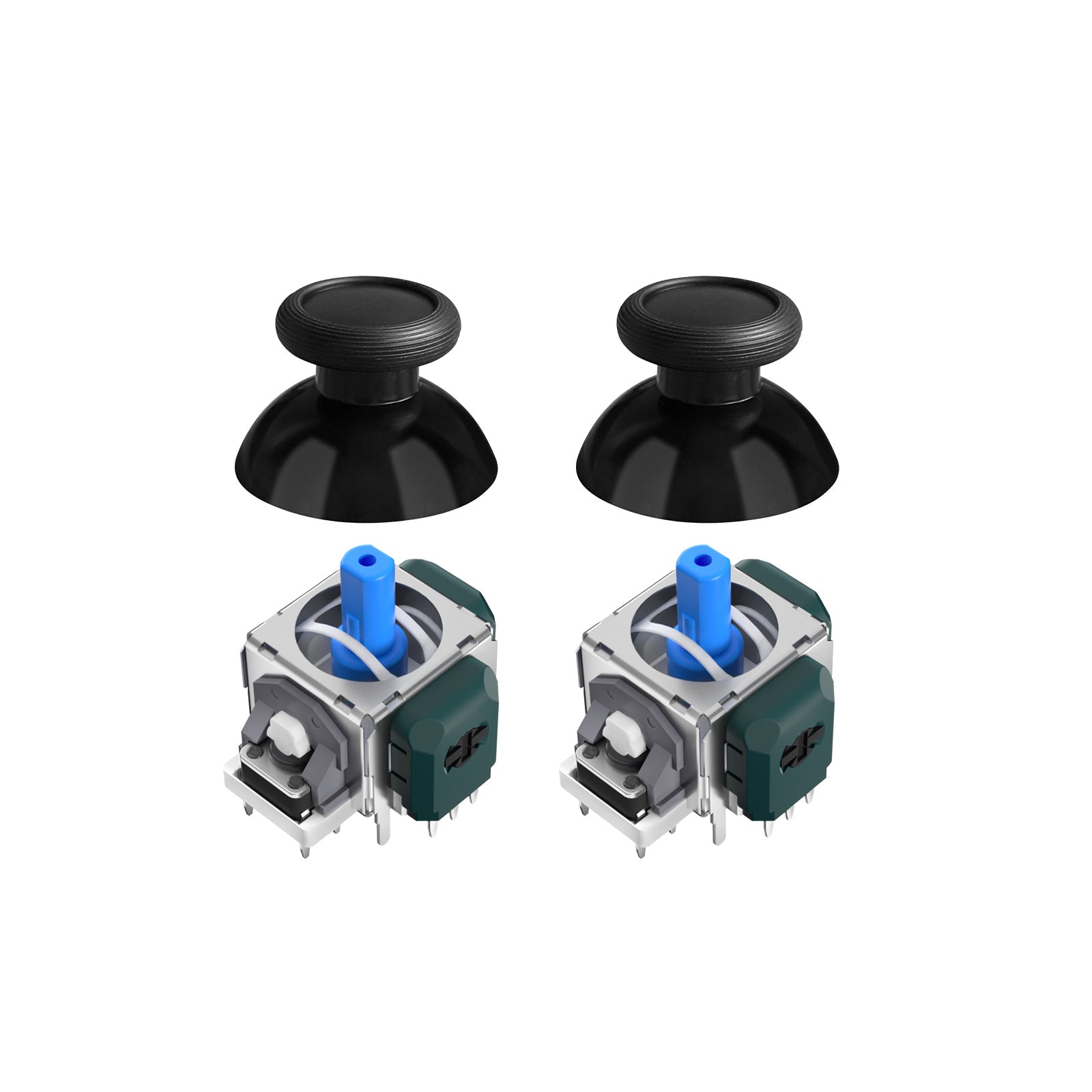 AKNES HallPi V6 TMR Joystick Replacement for DS5/DS4/Switch Pro/Xbox Series - 1 Pair (AK202-AK205)