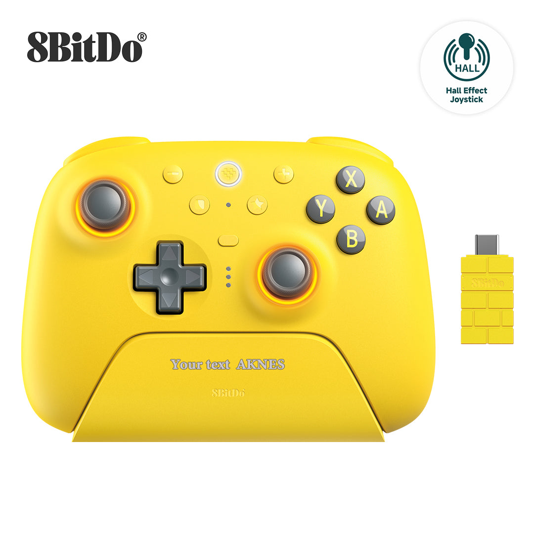 8BitDo Ultimate 2 Bluetooth & 2.4G Controller Laser Engraving