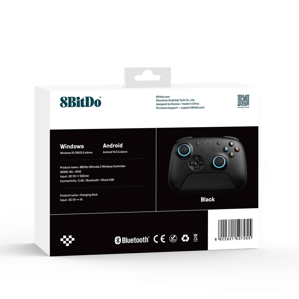 8BitDo Ultimate 2 Wireless 2.4G Controller (81HE) - Green Shipping at the end of June