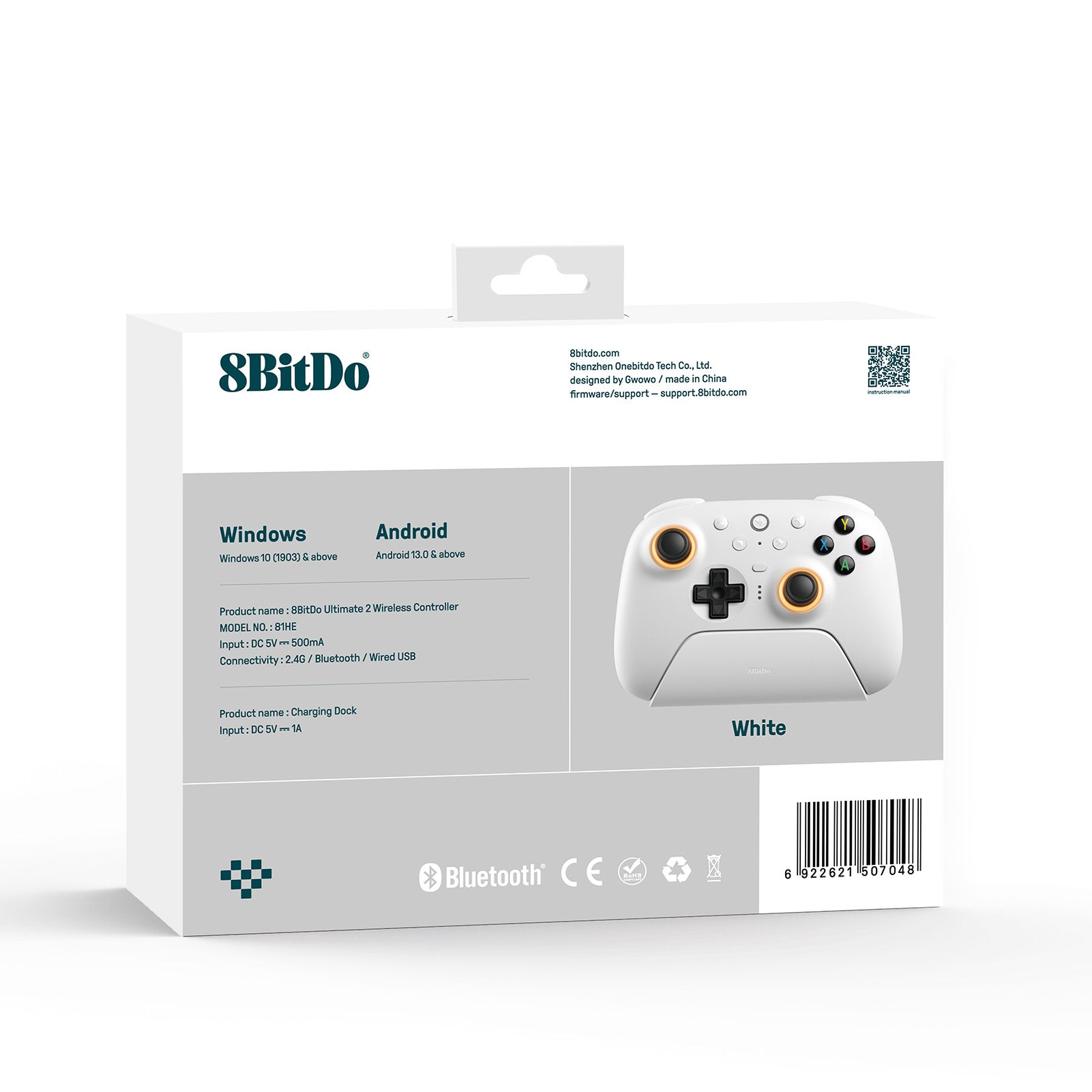 8BitDo Ultimate 2 Wireless 2.4G Controller (81HE) - Green Shipping at the end of June