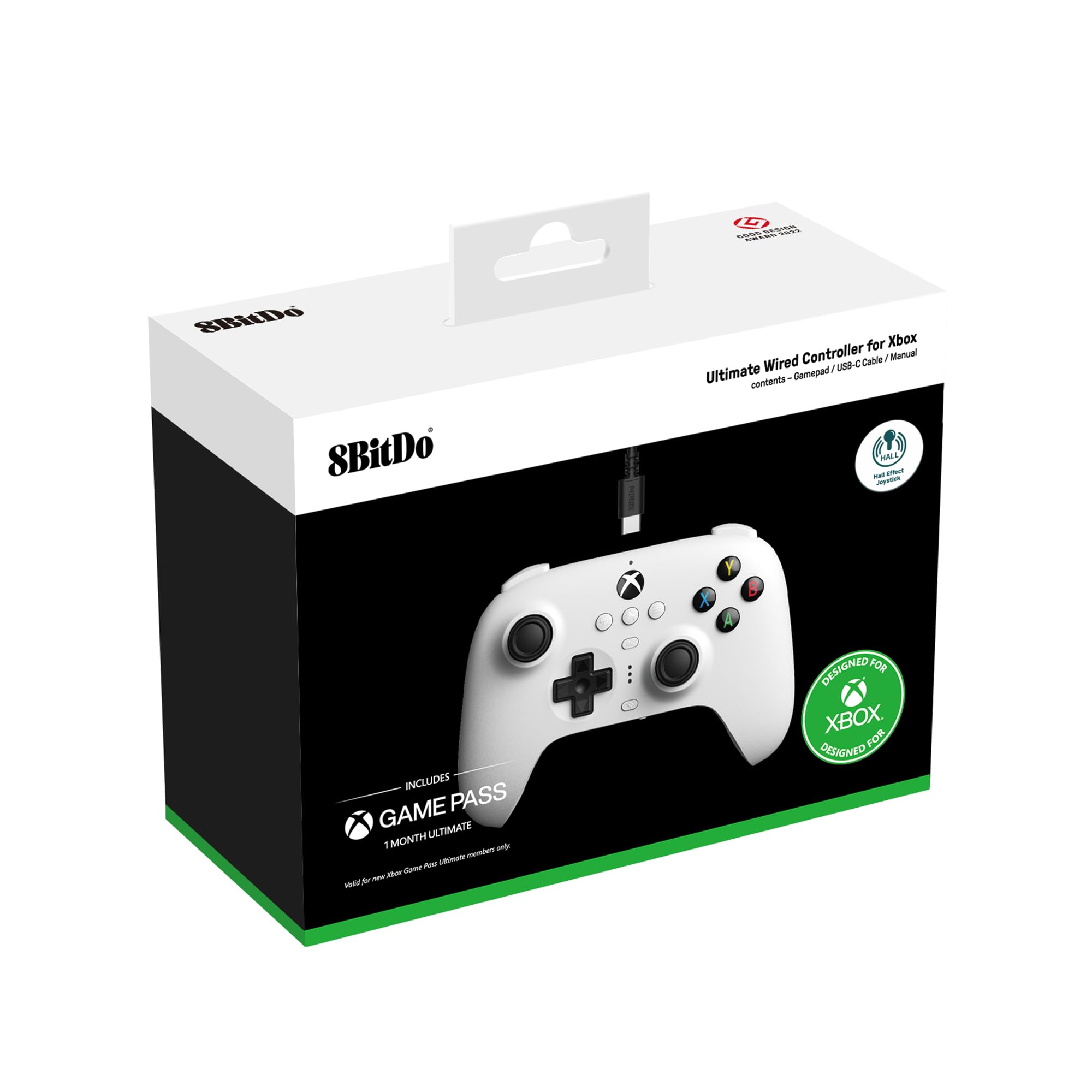 8BitDo Ultimate Wired Controller for Xbox, Hall Effect Joysticks