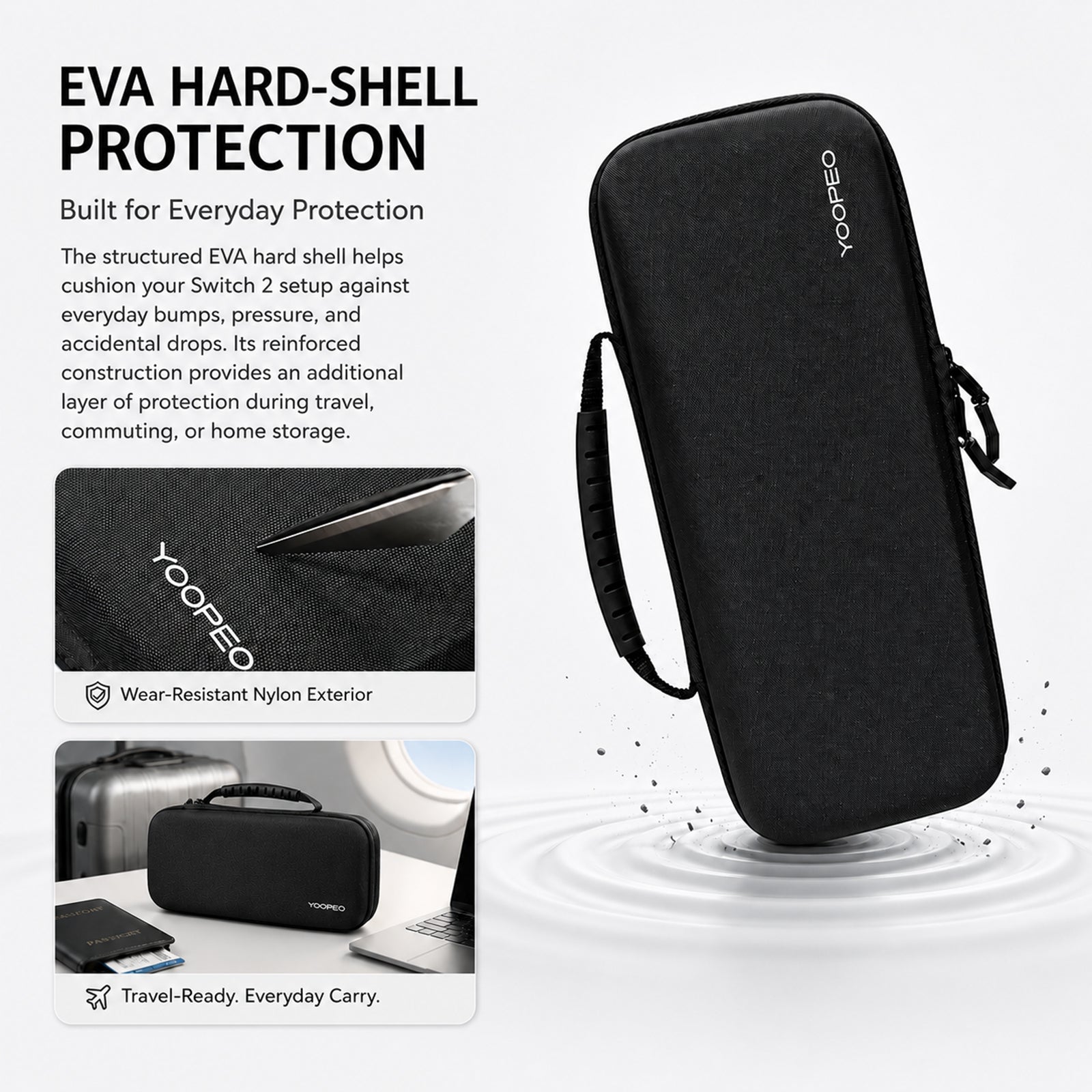 YOOPEO Carrying Case for Nintendo Switch 2 Joy-Con 2, MOBAPAD M12