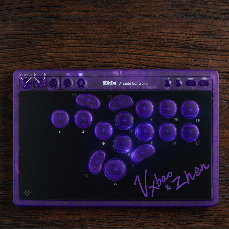 8BitDo All-Button Arcade Controller (80FG)