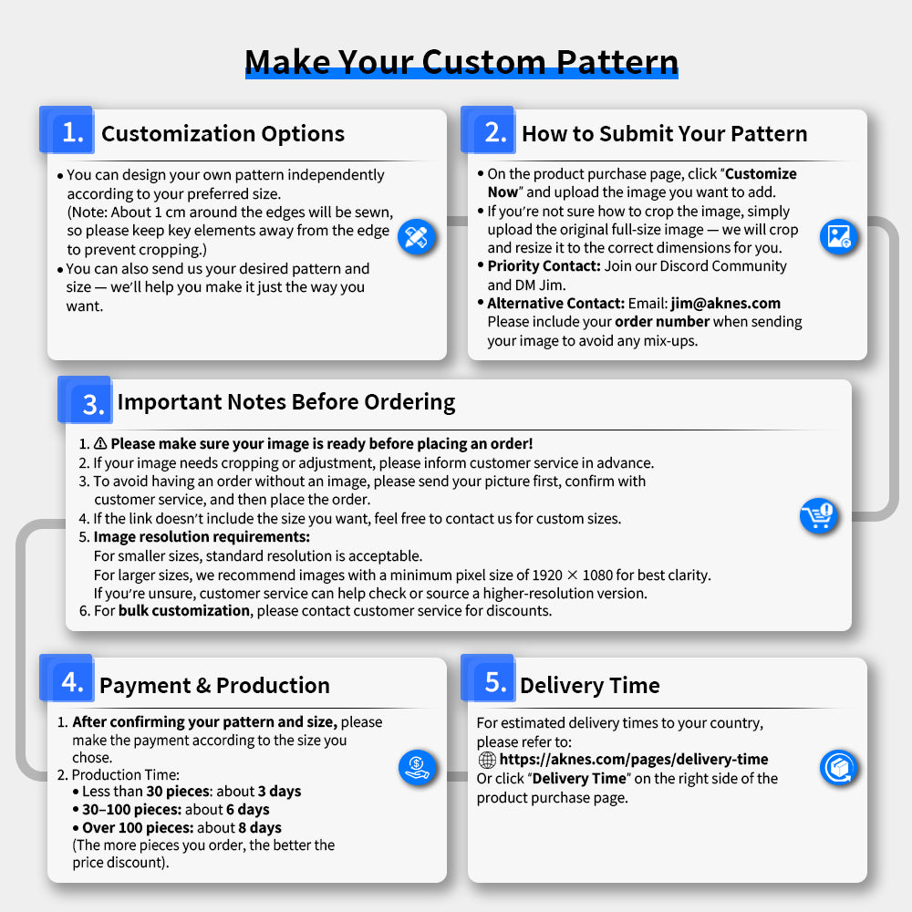 AKNES Customize Mouse Pad / Desk Mat