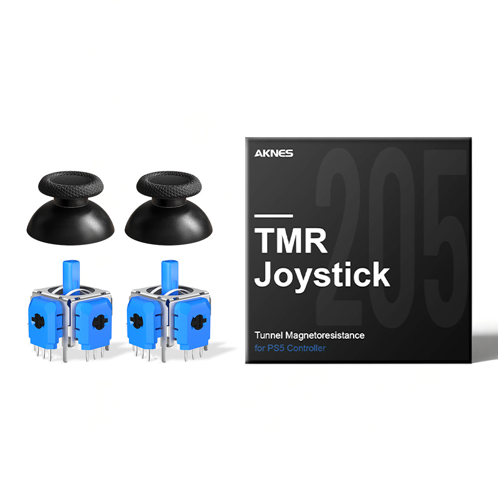 AKNES HallPi TMR Joystick Replacement for DS5/DS4/Switch Pro/Xbox Series - 1 Pair (AK202-AK205)