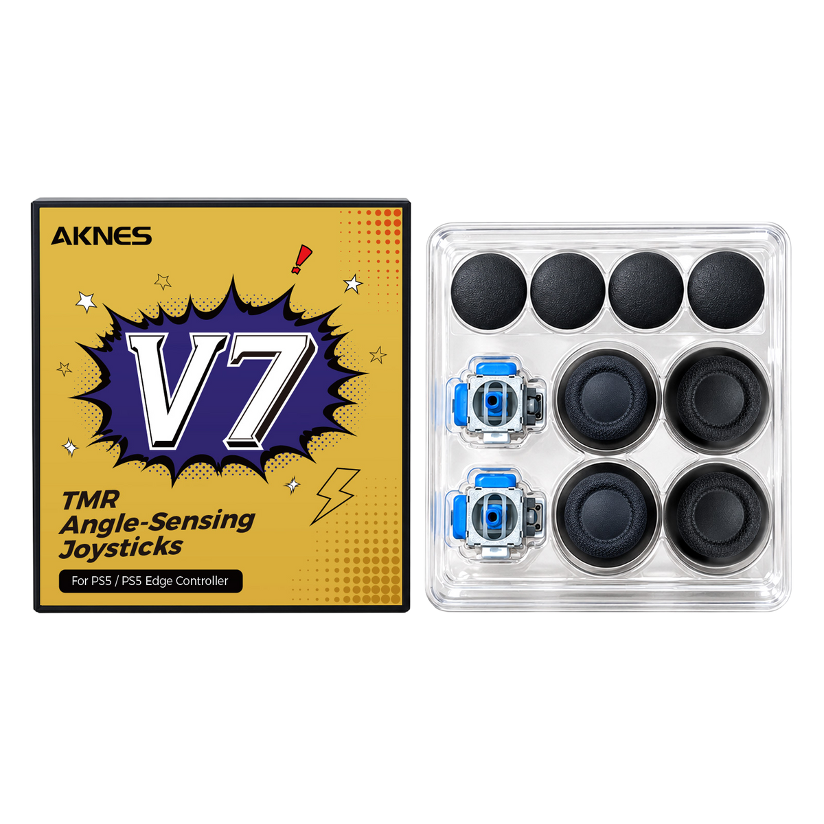 AKNES HallPi V7 TMR Angle-Sensing Joysticks (AK208/AK209)