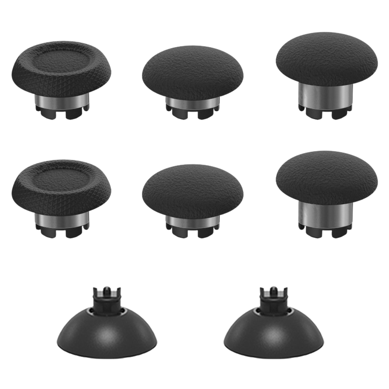 AKNES HallPi V6 TMR Joysticks with Cap Set for PS5/PS5 Edge/ PS4  - 2 Sticks + 8 Caps (AK205Pro)