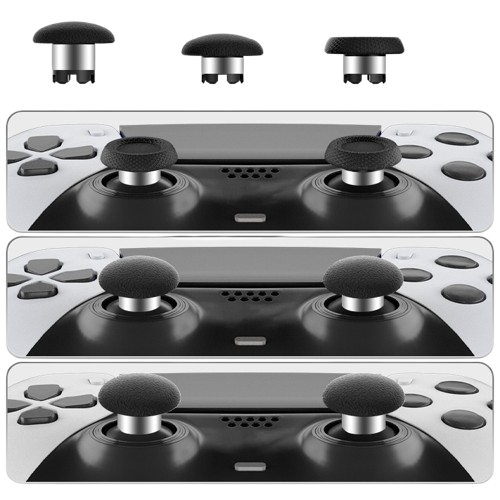AKNES HallPi V6 TMR Joysticks with Cap Set for PS5/PS5 Edge/ PS4  - 2 Sticks + 8 Caps (AK205Pro)
