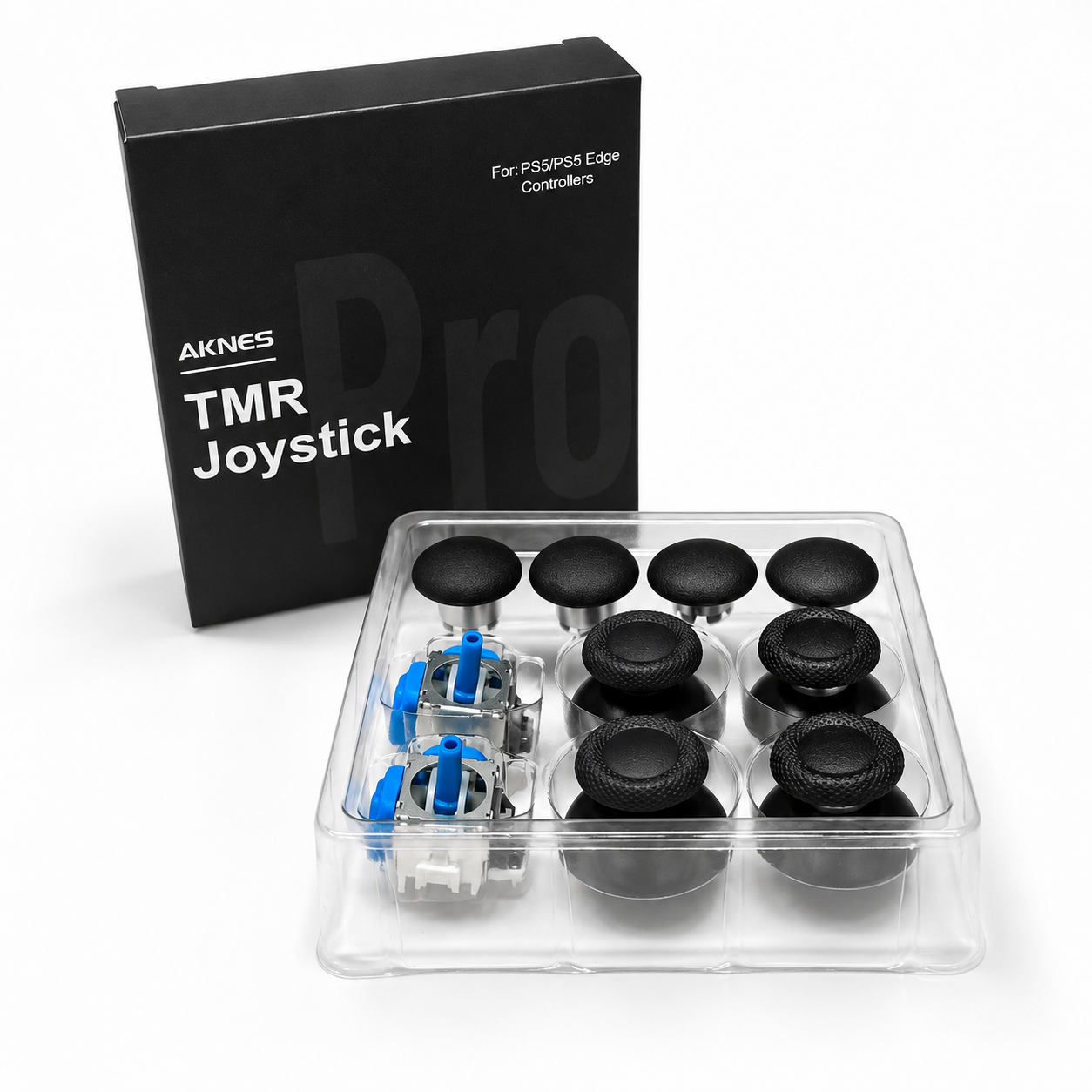 AKNES HallPi V6 TMR Joysticks with Cap Set for PS5/PS5 Edge/ PS4 - 2 S AKNES HallPi V6 TMR Joysticks with Cap Set for PS5/PS5 Edge/ PS4 - 2 S