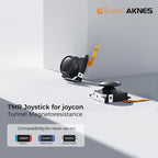 GuliKit TMR Joystick for Switch LCD, Switch OLED/Lite JoyCon with Tools (NS40T) - 1 Pair