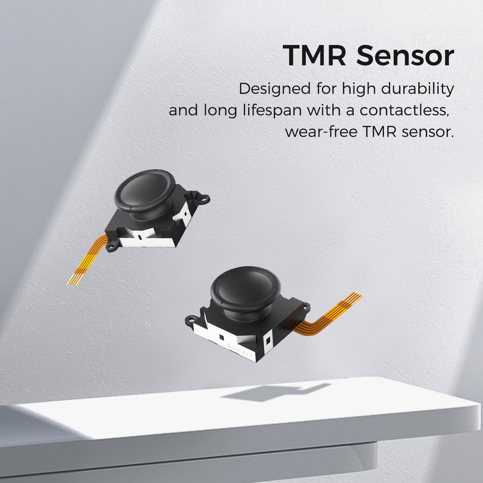 GuliKit TMR Joystick for Switch LCD, Switch OLED/Lite JoyCon with Tools (NS40T) - 1 Pair